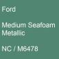 Preview: Ford, Medium Seafoam Metallic, NC / M6478.